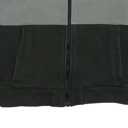 Nike Boys Green Grey Full Zip Hoodie XL 13-15 Years Hooded Sweatshirt