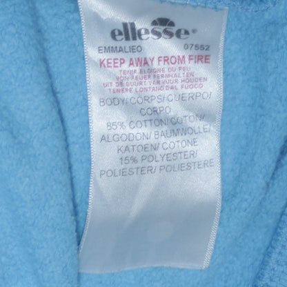 Ellesse Women Blue Crew Neck Pullover Sweatshirt UK M