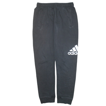 Adidas Men's Black Sweatpants M Regular Fit Logo Casual Trousers