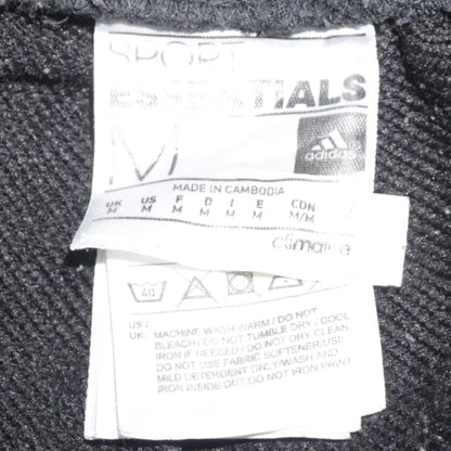Adidas Men's Black Sweatpants M Regular Fit Logo Casual Trousers