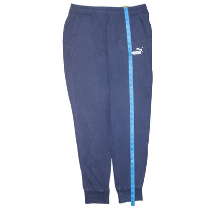 Puma Men's Blue Jogger Sweatpants L Regular Fit Casual Trousers