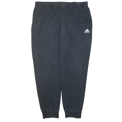adidas Mens Black 2XL Jogger Trousers Fleece Comfort Fit