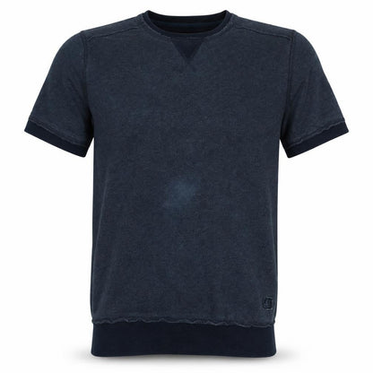 Calvin Klein Jeans Men's Navy Blue Crew Neck Cotton T-Shirt Size S