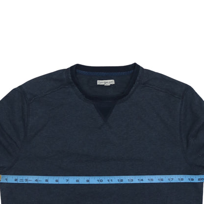 Calvin Klein Jeans Men's Navy Blue Crew Neck Cotton T-Shirt Size S