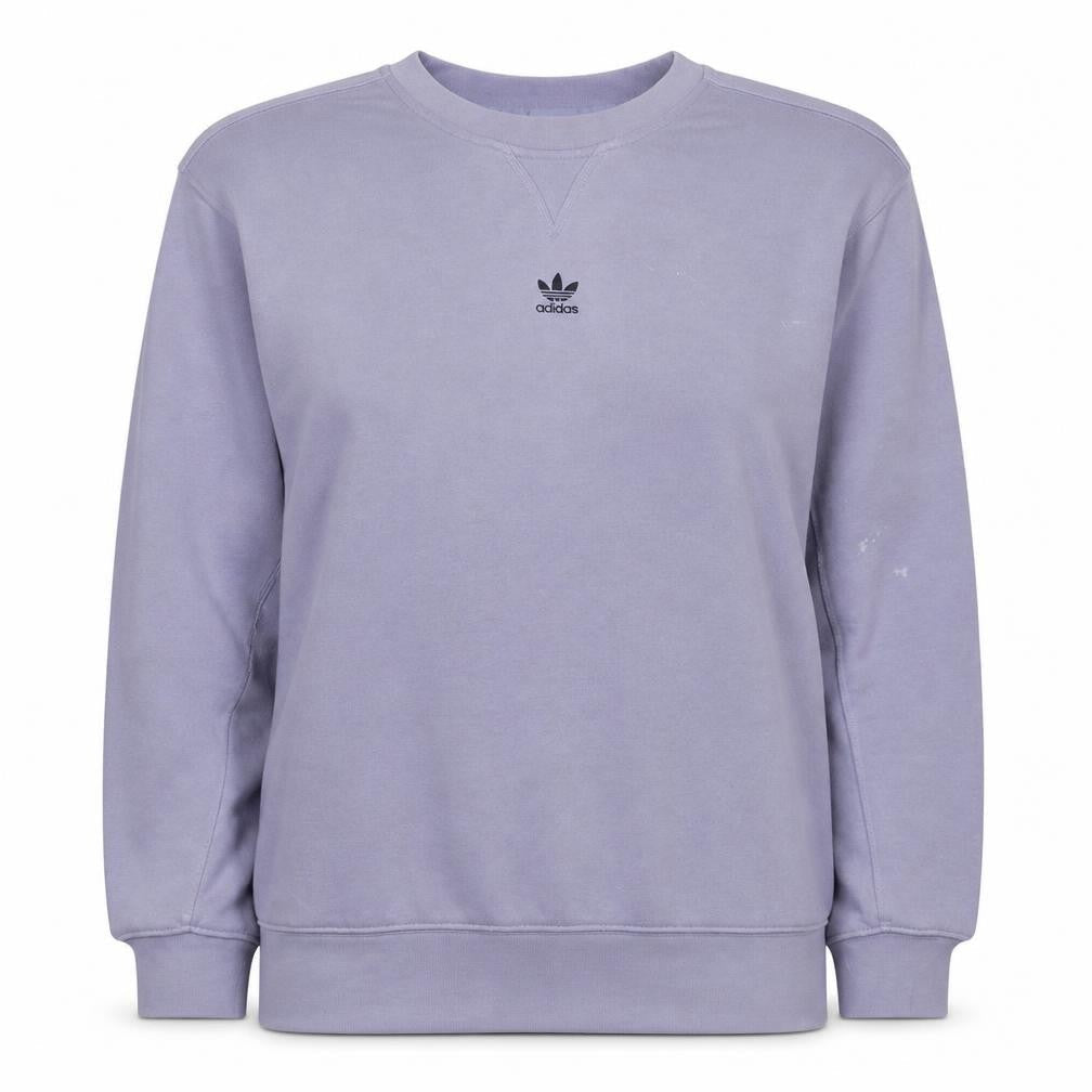 Adidas Women’s Lilac Crew Neck Sweatshirt Size 12 Cotton Blend