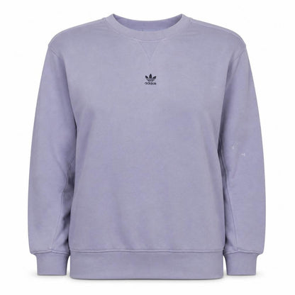Adidas Women’s Lilac Crew Neck Sweatshirt Size 12 Cotton Blend