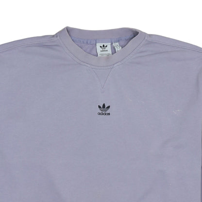 Adidas Women’s Lilac Crew Neck Sweatshirt Size 12 Cotton Blend