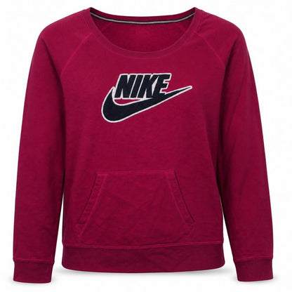 Nike Women’s Pink Long Sleeve Pullover Sweatshirt Size L