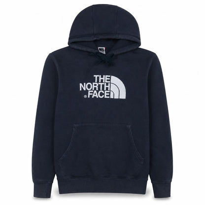 The North Face Men's Navy Cotton Pullover Hoodie Size M
