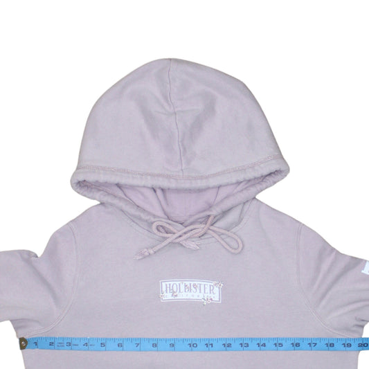 Hollister Women’s Purple Pullover Hoodie Small Relaxed Fit Sweatshirt