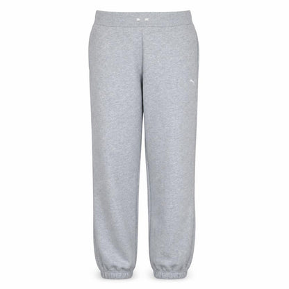 Puma Women Grey Sweatpants Size 12 Elastic Waist Warm Joggers