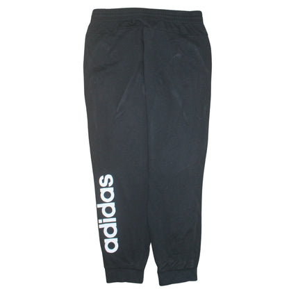 Adidas Women Black XL Jogger Sweatpants with Logo Print