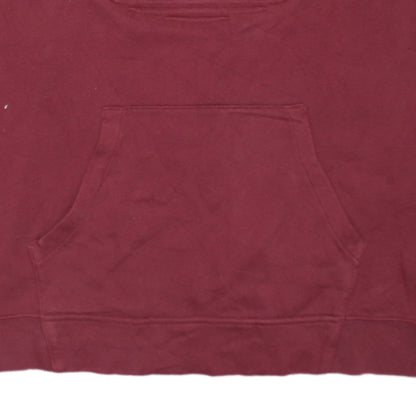 Champion Men’s Red Pullover Sweatshirt Size L Logo Embroidered Fleece