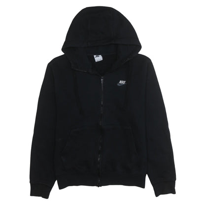 Nike Men's Black Full Zip Hoodie Small Fleece Sweatshirt