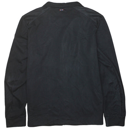 Napapijri Men's Black XL Softshell Zip Jacket Water Resistant