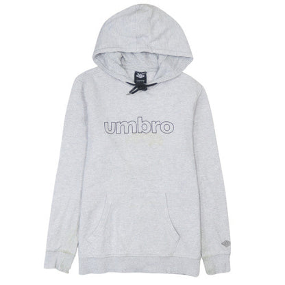 Umbro Men's Grey Pullover Hoodie M Regular Fit Sportswear