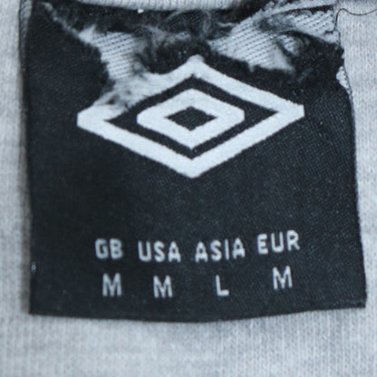 Umbro Men's Grey Pullover Hoodie M Regular Fit Sportswear