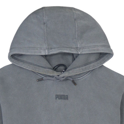 Puma Men Grey Pullover Hoodie M Regular Fit Sportswear