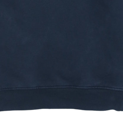 Napapijri Men's Blue Pullover Sweatshirt Medium Crew Neck Classic Style