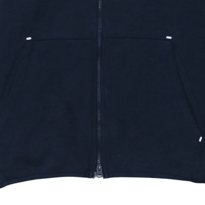 Nike Men's Blue Full Zip Hoodie XL Regular Fit Cotton Blend