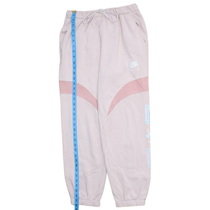 Nike Air Women's Pink Jogger Sweatpants Small Cotton Blend