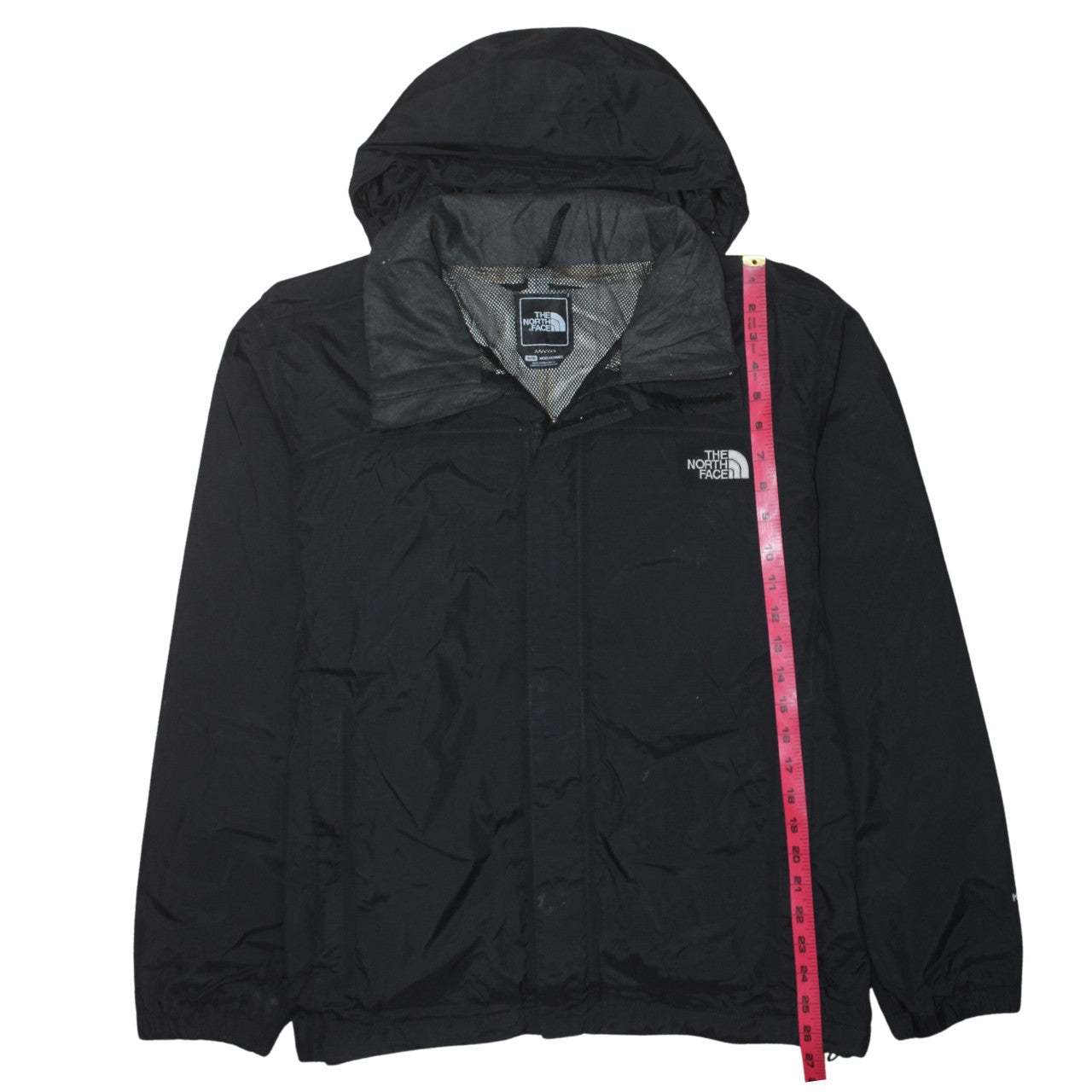 The North Face Men's Black Waterproof Hooded Rain Jacket M