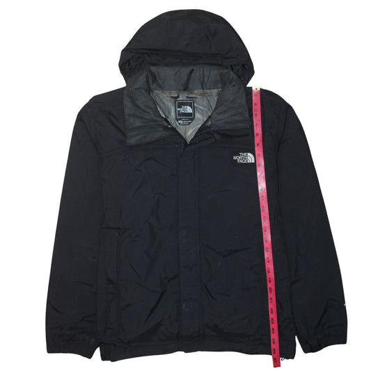 The North Face Men's Black Waterproof Hooded Rain Jacket M