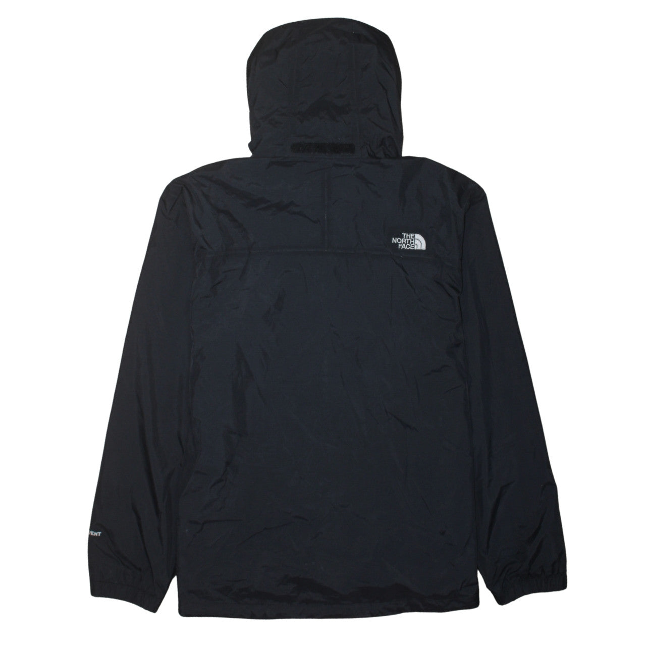 The North Face Men's Black Waterproof Hooded Rain Jacket M