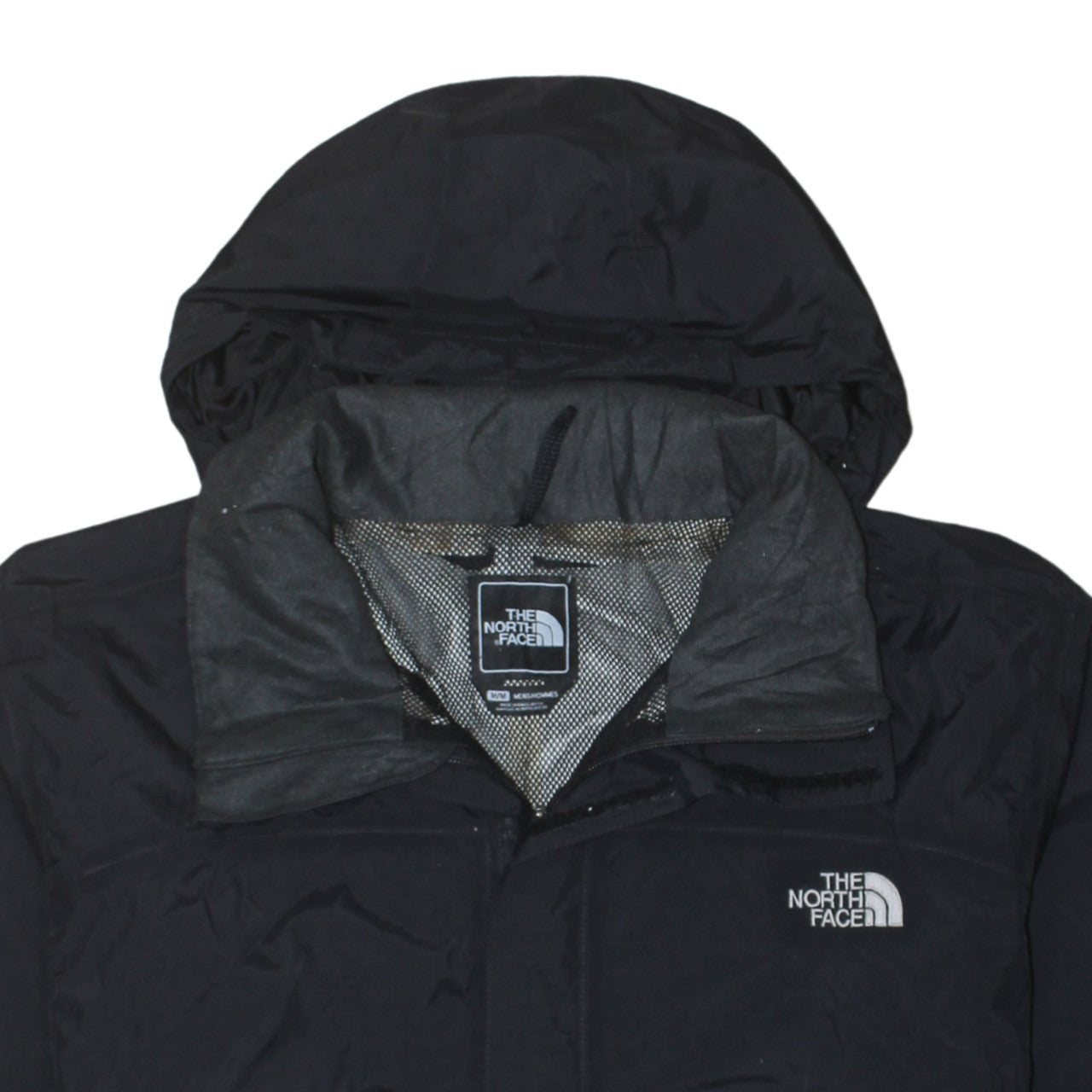 The North Face Men's Black Waterproof Hooded Rain Jacket M