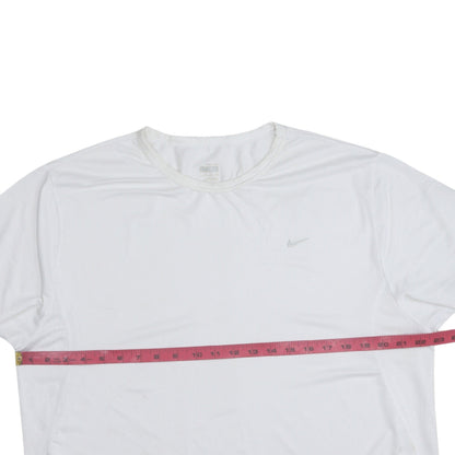 Nike Men's White Dri-FIT XL Short Sleeve Sports T-Shirt