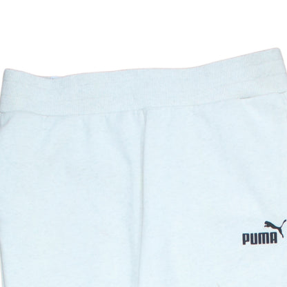 Puma Women White Jogger Sweatpants Size 12 Cotton Blend