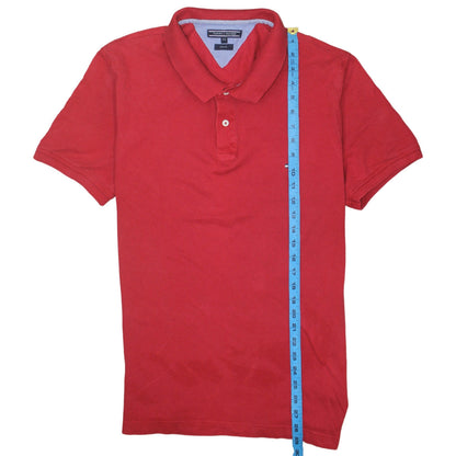 Tommy Hilfiger Men’s Red Slim Fit Polo Shirt Size 2XL Cotton