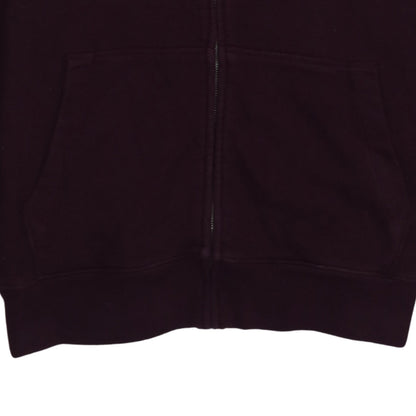 GAP Men's Brown Full Zip Hoodie L Cotton College Style