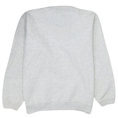 Champion Mens Grey Embroidered Logo Pullover Sweatshirt M