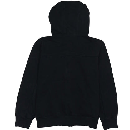 Adidas Women Black Full Zip Hoodie XL Cotton Blend Hooded Sweatshirt