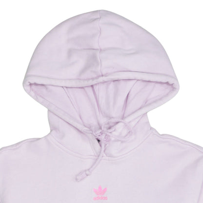 Adidas Womens Lilac Hoodie Medium Pullover Hooded Sweatshirt