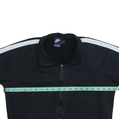 Nike Men's Black Full Zip Fleece Sweatshirt Size S