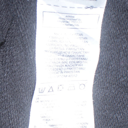 Adidas Women Black Crew Neck Pullover Sweatshirt UK 10