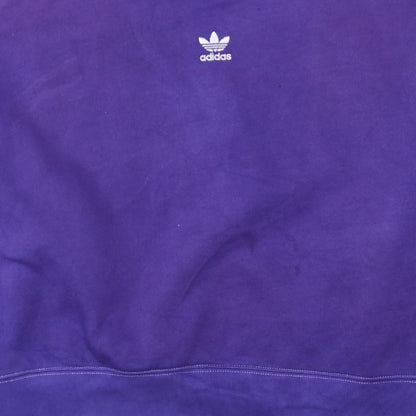 Adidas Women Purple Crew Neck Pullover Sweatshirt Size 12