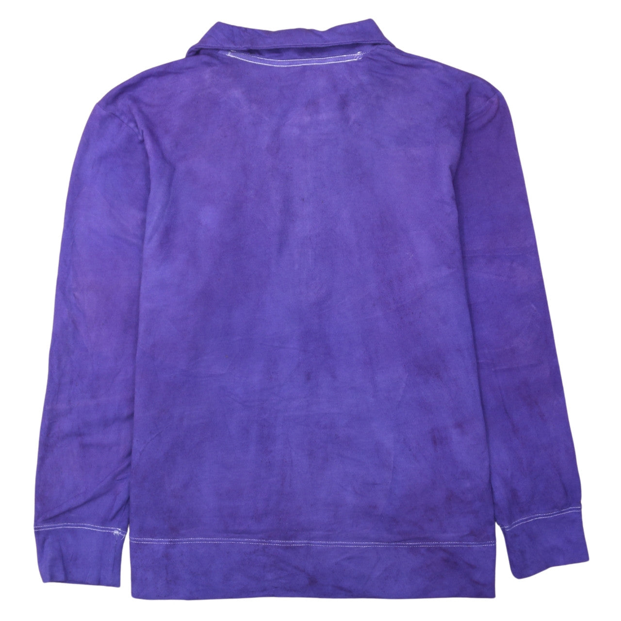 Calvin Klein Men's Purple XL 1/4 Zip Logo Fleece Sweatshirt
