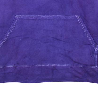 Calvin Klein Men's Purple XL 1/4 Zip Logo Fleece Sweatshirt