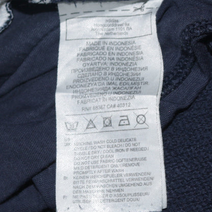 adidas Womens Blue XS Jogger Sweatpants Elastic Waist Fleece