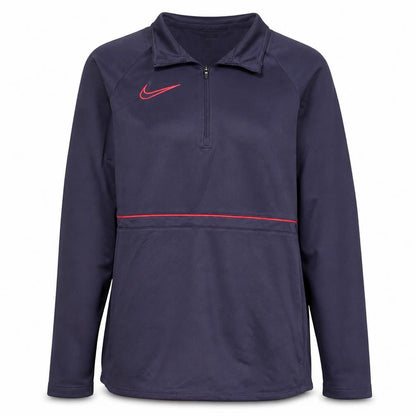 Nike Womens Purple Dri-FIT 1/4 Zip Sweatshirt XS Sports Top