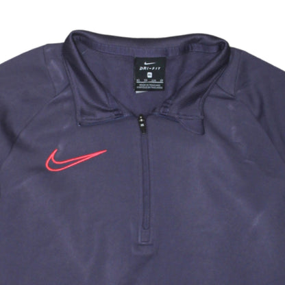 Nike Womens Purple Dri-FIT 1/4 Zip Sweatshirt XS Sports Top