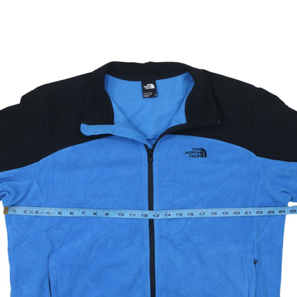 The North Face Men's Blue Fleece Full Zip Outdoor Jacket XL