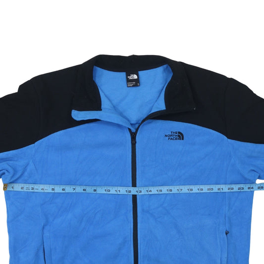 The North Face Men's Blue Fleece Full Zip Outdoor Jacket XL