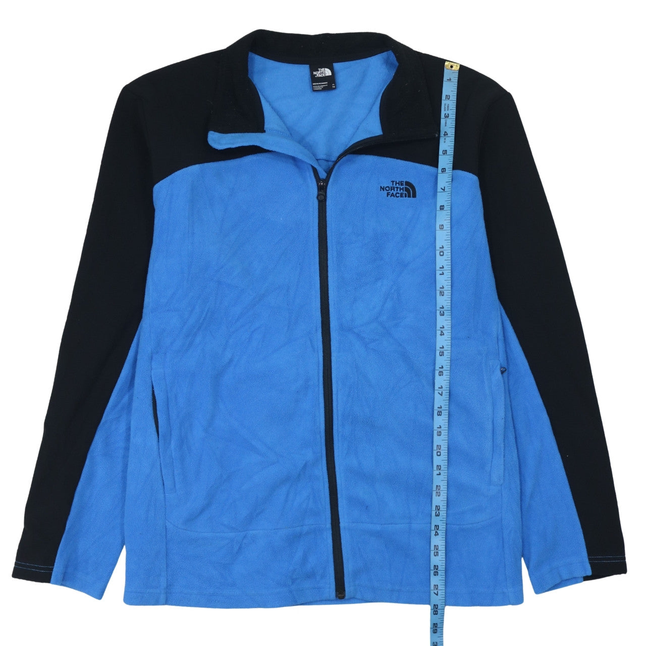 The North Face Men's Blue Fleece Full Zip Outdoor Jacket XL