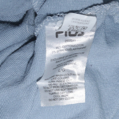 FILA Women Blue Crew Neck Pullover Sweatshirt Size L