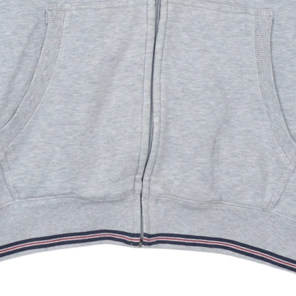 Fila Men's Grey Full Zip Hoodie Size L Sportswear Sweatshirt