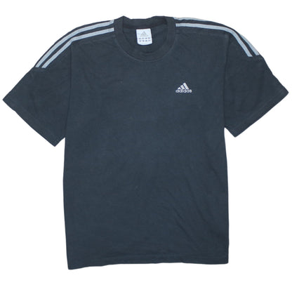 Adidas Men's Black Short Sleeve Crew Neck Sports T-Shirt Size L